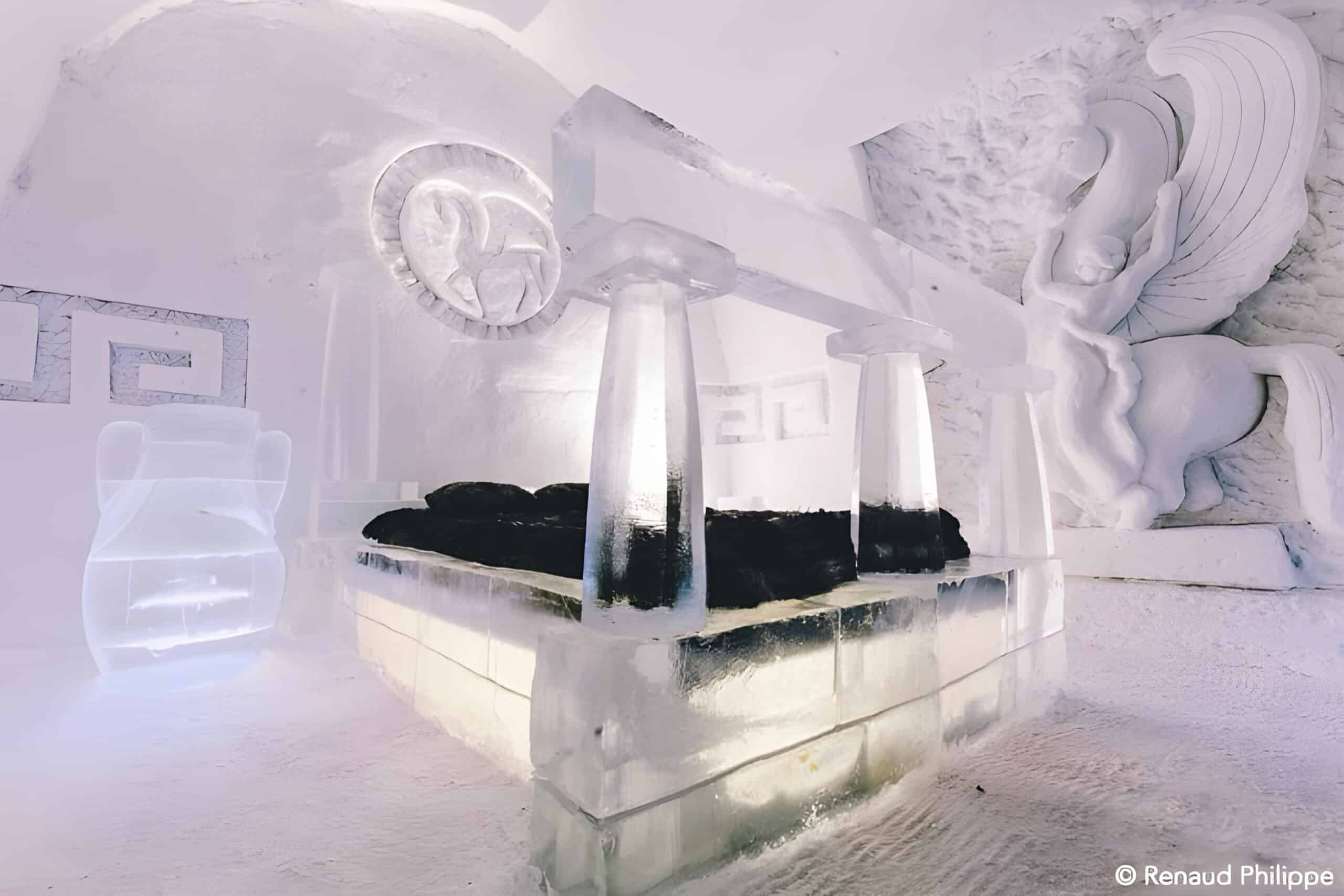 ice hotel big room, fundraising ideas, charity ideas, silent auction items, travel fundraising events