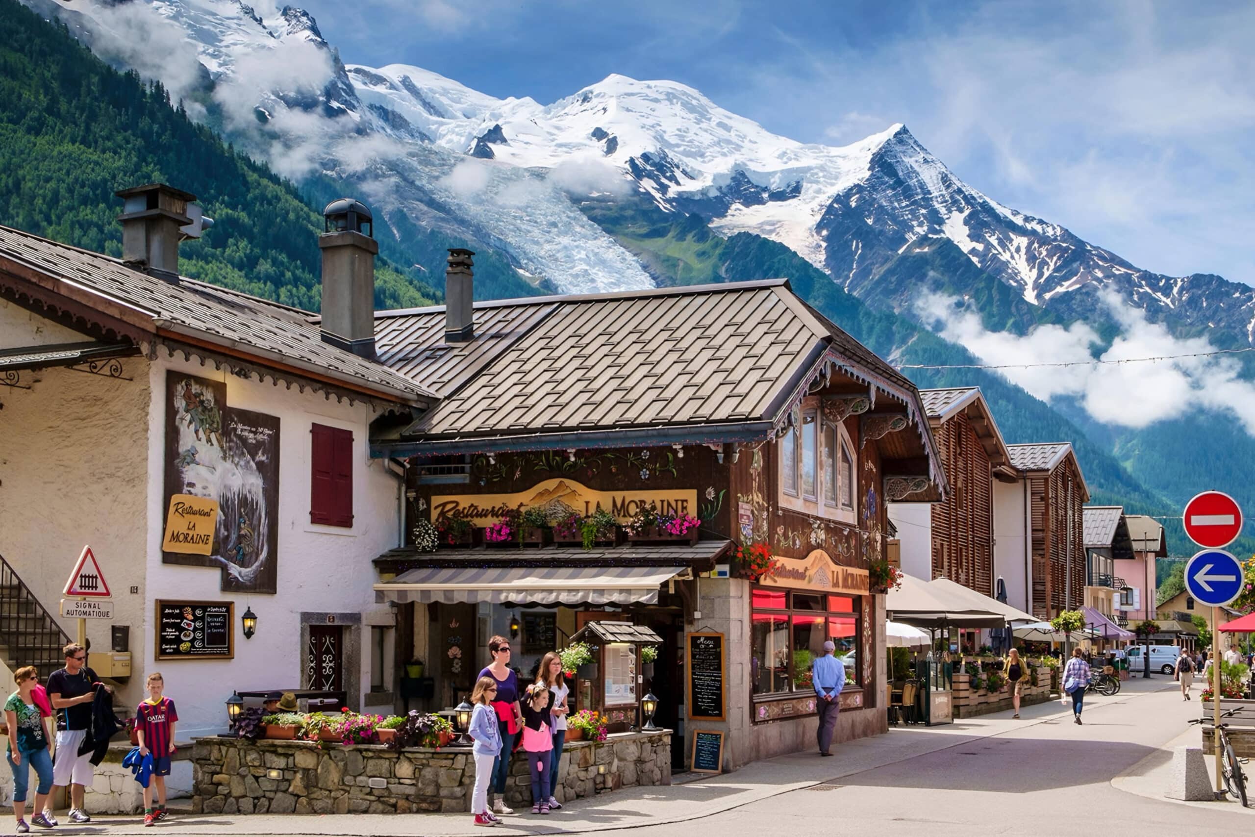 French Alps town area, fundraising ideas, charity ideas, silent auction items, travel fundraising events