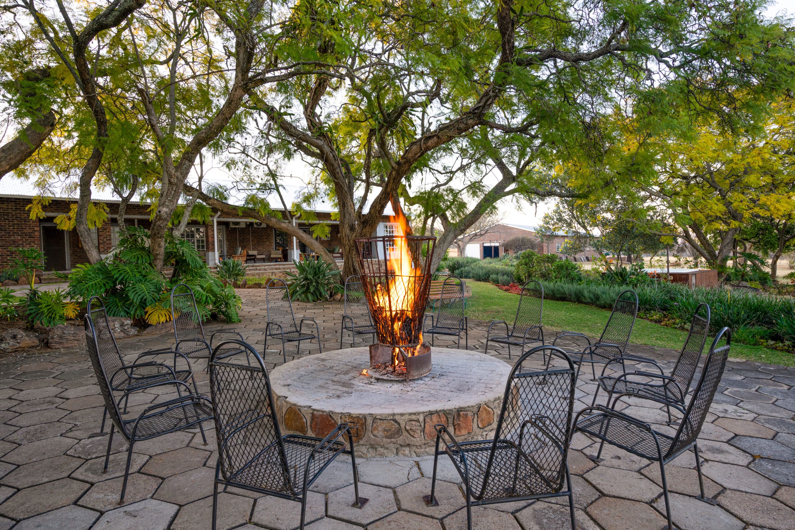 South African resort fire pit, fundraising ideas, charity ideas, silent auction items, travel fundraising events