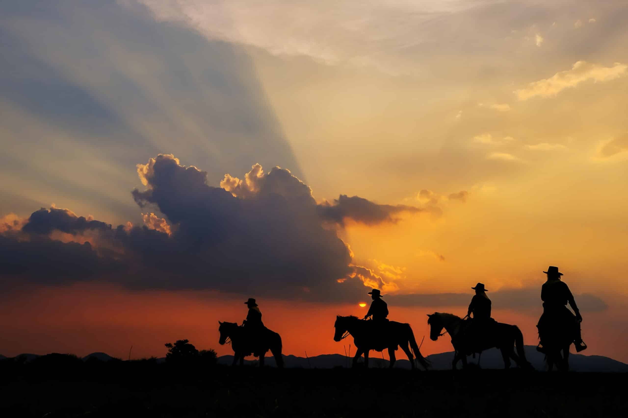 people riding horses during sunset, fundraising ideas, charity ideas, silent auction items, travel fundraising events