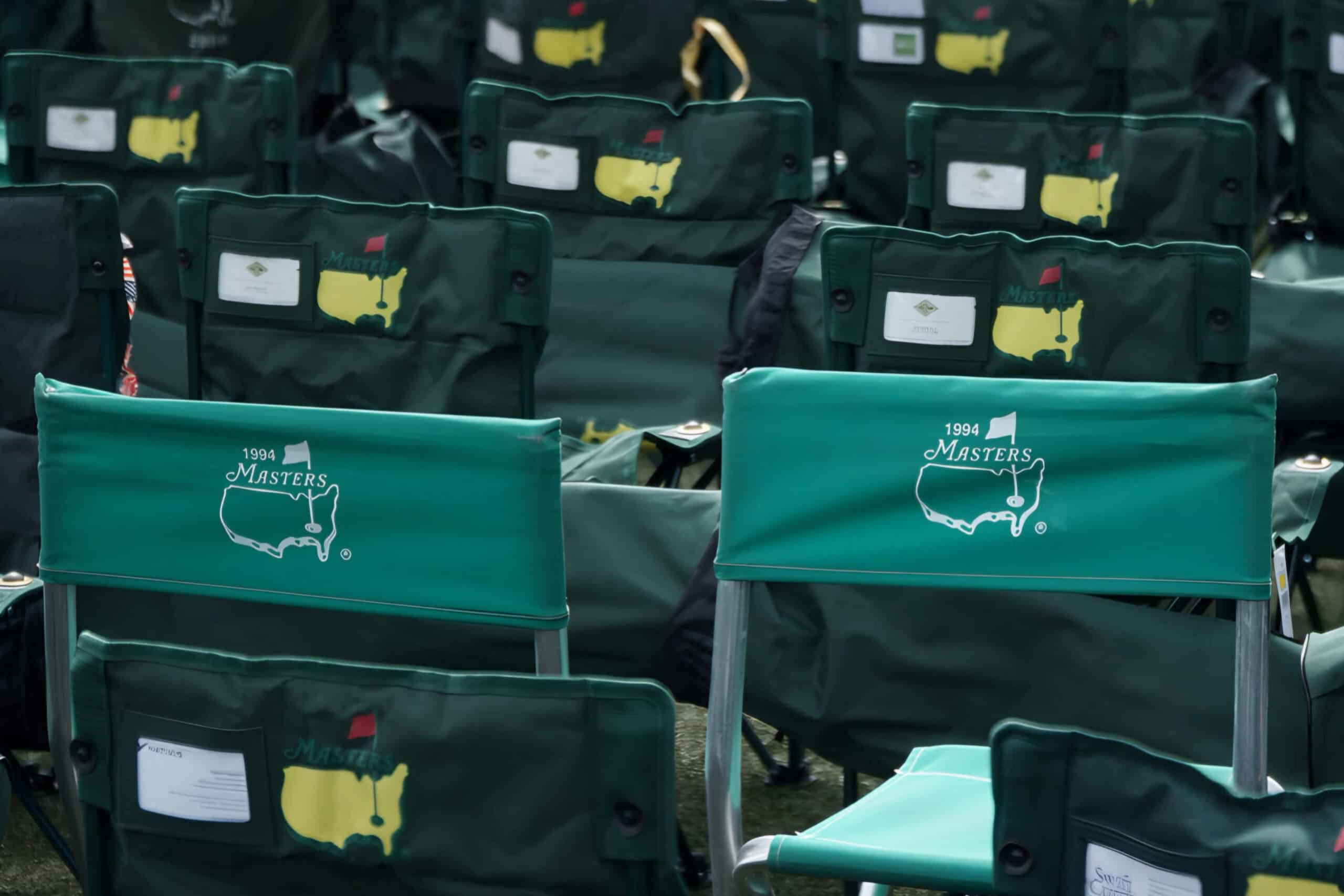 Green chairs at the Masters, consignment travel providers, charity auction travel packages, vacation fundraising, travel fundraising, fundraising ideas, charity ideas, silent auction items, travel fundraising events